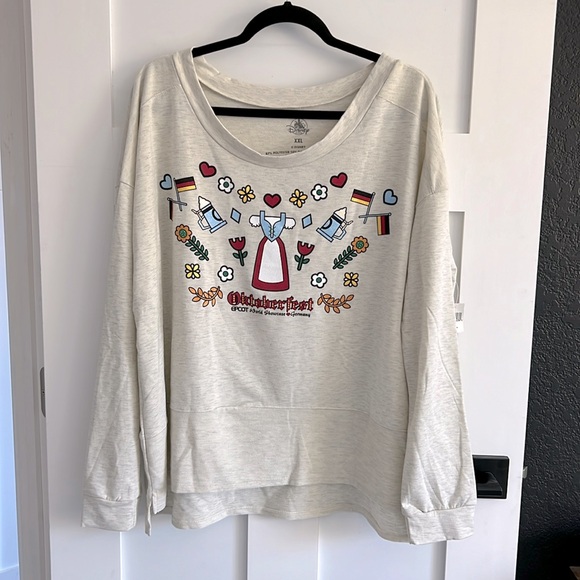 Disney Tops - Disney Parks Epcot Oktoberfest Long Sleeve Womens Shirt Size XXL